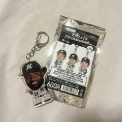 千葉ロッテマリーンズポランコ選手デカフェイスアクリルキーホルダー