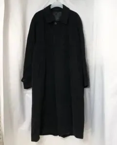 BAKER STREET メンズ ステンカラーコート ブラック 7876