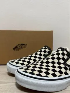 VANS スリッポン 25cm チェッカーボード