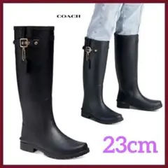 コーチcoach レインブーツ US6(23cm)