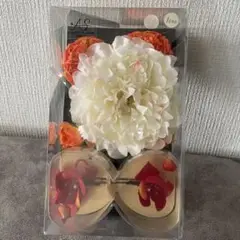 花飾り付きかんざしセット