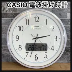 生産終了品　CASIO　カシオ　温度 湿度表示　電波掛け時計　ITM-460J
