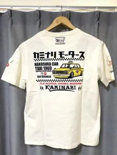"KAMINARI カミナリモータース "ハコスカ Tシャツ 白 中排気量