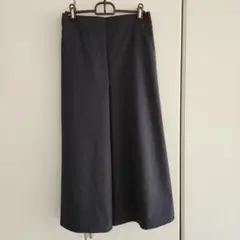 美品 エムズグレイシーフレアパンツ 黒リボン装飾付き