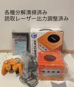 ゲームキューブ 本体 オレンジ コントローラー gamecube 箱付き