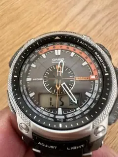 【未使用品】CASIO PROTREK PRW-5000 Casio Pro Trek PRW-5000 Digital Solar Watch, Black Resin