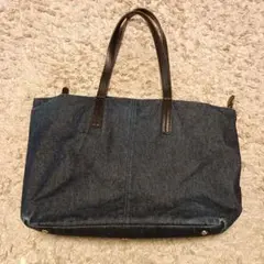 アンクール Un coeur トートバッグ　デニム A4サイズ収納