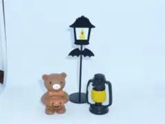 b★未使用品★ハロウィンディスプレイ クマとかぼちゃ他3点