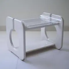 acrylic little table / アクリル天板 木製ミニテーブル