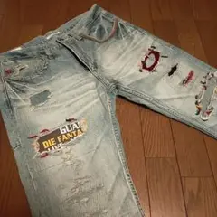 tetei × ego tripping★コラボ ど根性デニム 希少 hyde