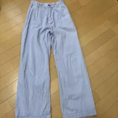 AND YUA ANY ライトブルー ロングパンツ 150