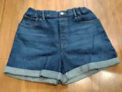 デニムショートパンツ　ユニクロ 140 新品未使用