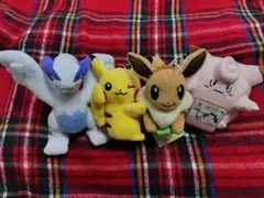ポケモン ぬいぐるみ　4種　ピカチュウ イーブイ　ルギア　ピッピ