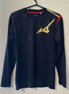 Mizuno 吸汗速乾 長袖シャツ Sサイズ ブラック