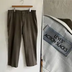 USA製 Levi's アクションスラックス ブラウン 38