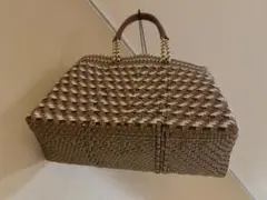 【新品未使用】カゴバッグ　カバン