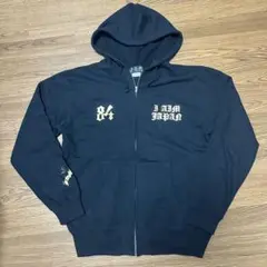 DxAxM drugandmusic ヘビーウェイト 短丈 ジップパーカー
