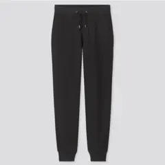 UNIQLO ボアスウェットパンツ ブラック 標準丈