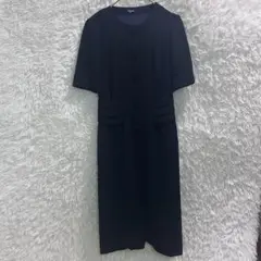 礼服 冠婚葬祭 ワンピース Sサイズ 7号 喪服 ブラック 半袖 スーツ
