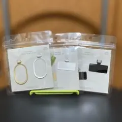 ステンレス ストラップホルダー(3coins) 3点セット