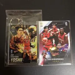 Bリーグ 三遠ネオフェニックス 吉井裕鷹 くじプラ キーホルダー ステッカー