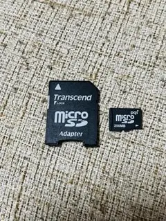 Transcend microSDカード 256MB アダプター付き