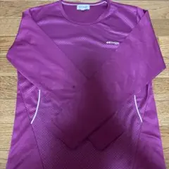Kappa パープル 長袖 トレーニングトップ