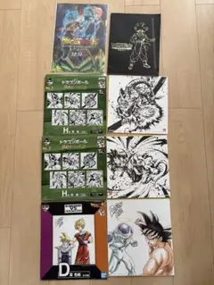 ドラゴンボール超　ブロリー　映画パンフレット　特別版　一番くじ　色紙　セット