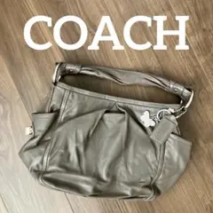 COACH コーチ ハンドバッグ 本革 レディース ブラウン