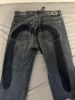 EVISU ダークブルー 32 X 35 デニム