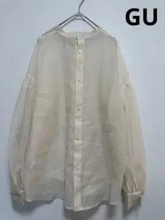 GU シアシャッツ　ベージュ　XL