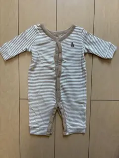 baby gap ストライプロンパース 0-3ヶ月