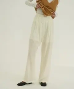 CLANE SHEER STRAIGHT PANTS
