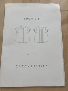 CHECK&STRIPE pattern 111 半袖シャツ パターン