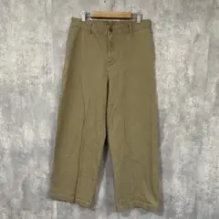 無印良品　チノパン　ワイドパンツ　カジュアル　メンズ　ベージュ　XLサイズ