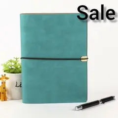 新品 レザーシステム 手帳 ミント ノート A5 ルーズリーフ SALE