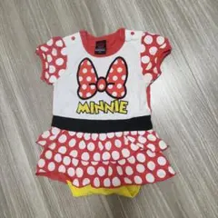 ミニーマウス フリル付き ベビー服 70