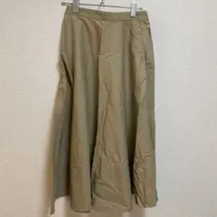 【2枚セット】UNIQLO チノフレアスカート Sサイズ ベージュ、カーキ