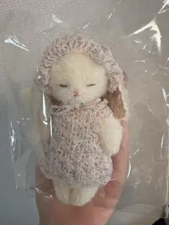 作家　テディベア　加茂美智子 さま　青い瞳のネコ　kamo 作家 テディベア 加茂美智子 さま 青い瞳のネコ kamo