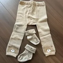 BRANSHES ベビータイツと靴下セット