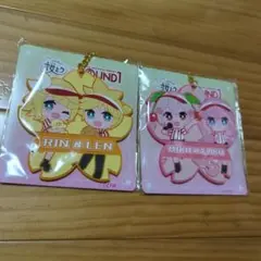 桜ミク　ラバーキーホルダー　２種類セット　ROUND1　キャラクターグッズ