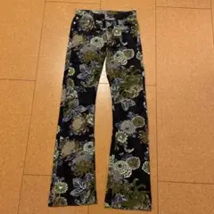 極美品 GLAMDY グラムディ 和柄 総柄ボトム サイズ1 美シルエット S
