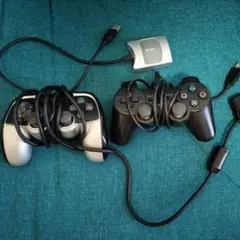 PS3/PS2/PC 互換コントローラー 2個セット