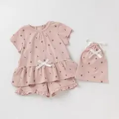 【新品】プティマイン 総柄パジャマ 120