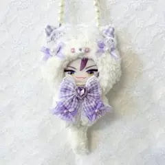 83　ぬい服　着ぐるみ　ハンドメイド　10cm　にじぱぺっと