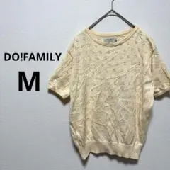 DO!FAMILY ドゥファミリー 半袖 透け感 あみあみ 可愛い 綿 M