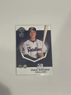 Hideki Nagaoka ルーキーカード 58 Swallows