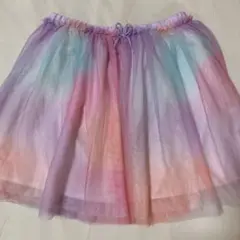 H&M チュールスカート 130 140 グラデーション　チュチュ　ハロウィン