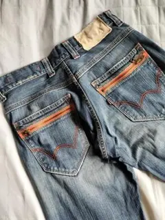 送料込み★EDWIN　エドウィン　404XVSお洒落なダメ－ジデニムsize30