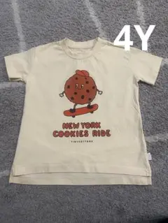 TINYCOTTONS Tシャツ 4Y クッキー